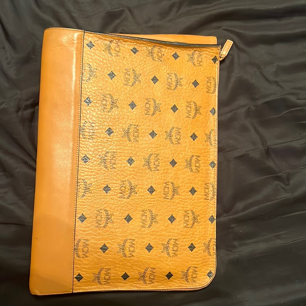 Used Authentic MCM laptop bag